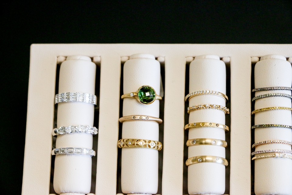 Stackable rings for holiday gift ideas